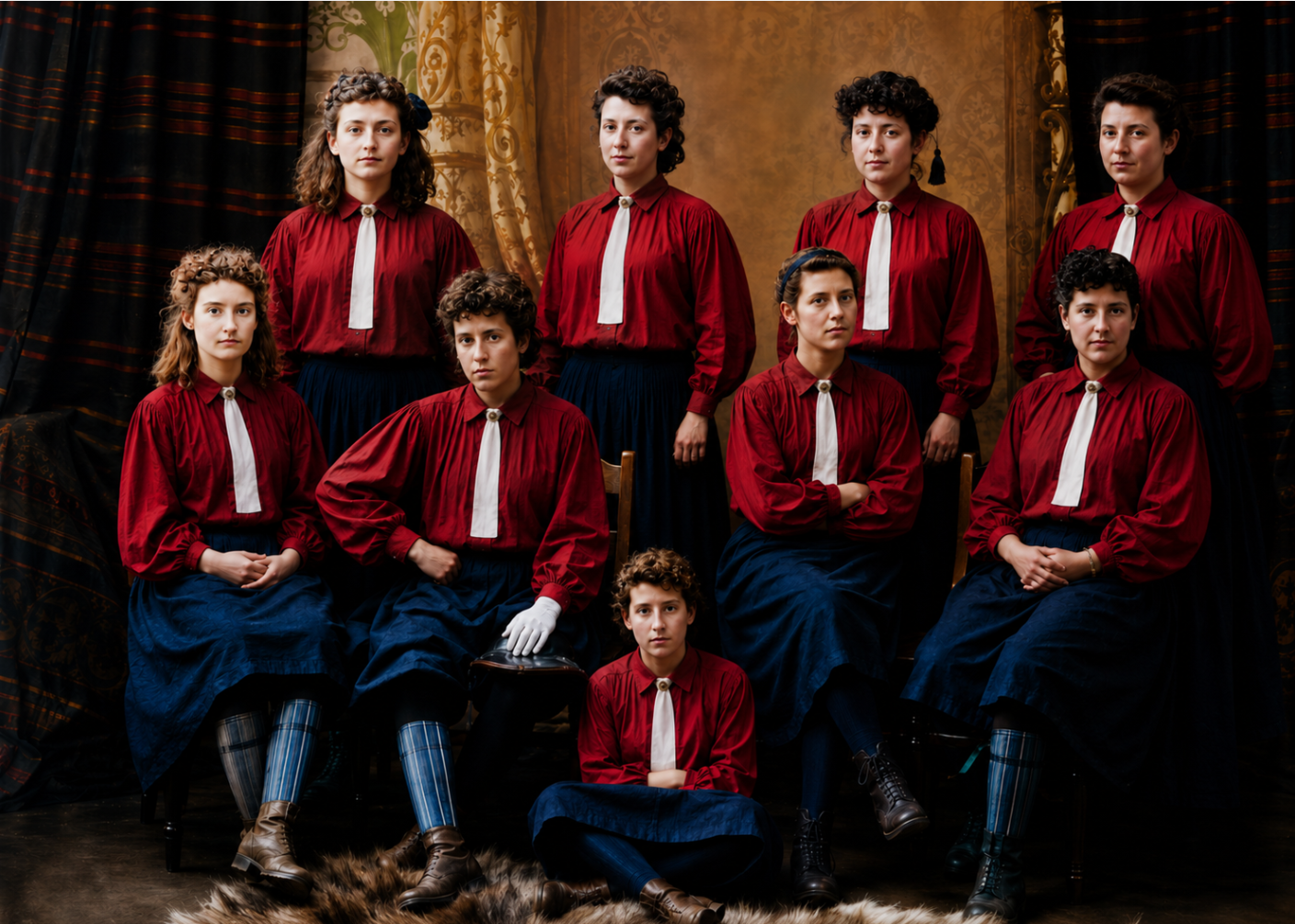 BLFC North London Team Portrait by Robert Barrass Newcastle 1895