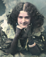 Lily Flexmore — Ellen Mary Ann Dunn — Colourised Portrait