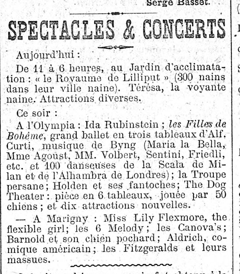 Le Figaro Marigny Paris 1909